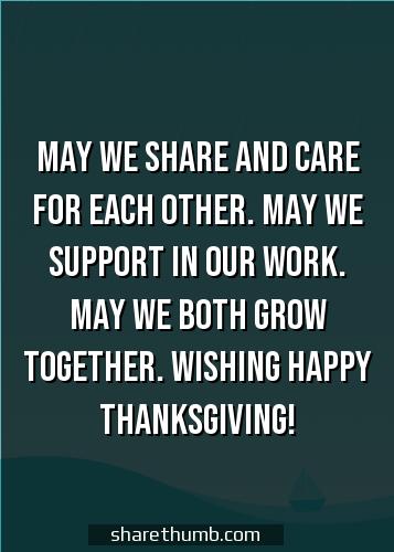 thanksgiving wishes for work